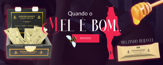 Banner Principal Home Slider - Intt Power Honey - Mobile