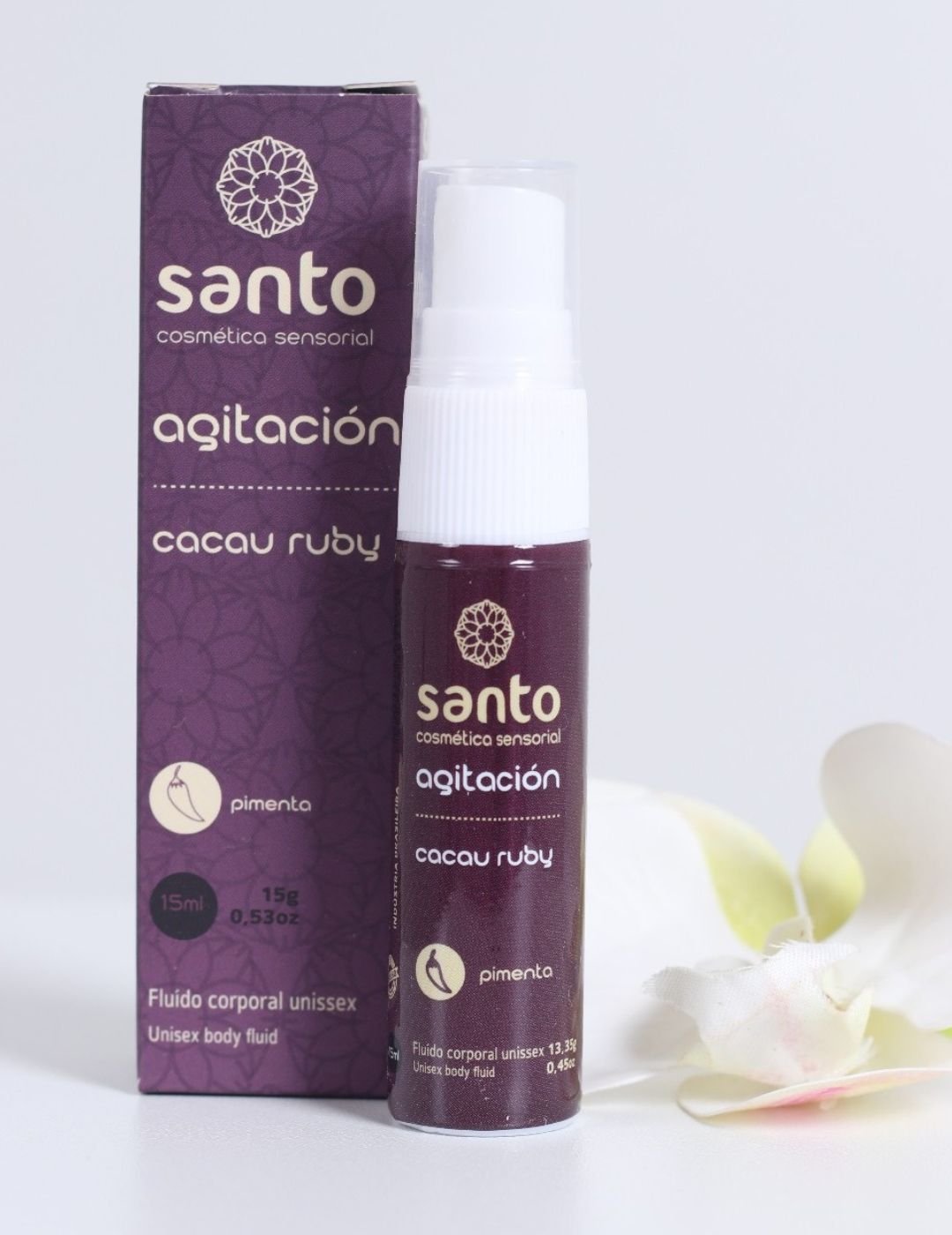 Gel Beijável Santo Agitación Cacau Ruby 15ml
