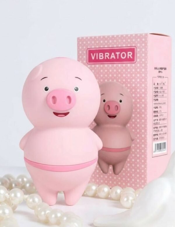 Vibrador Estimulador Porquinho com Língua 6 Velocidades - Lilo