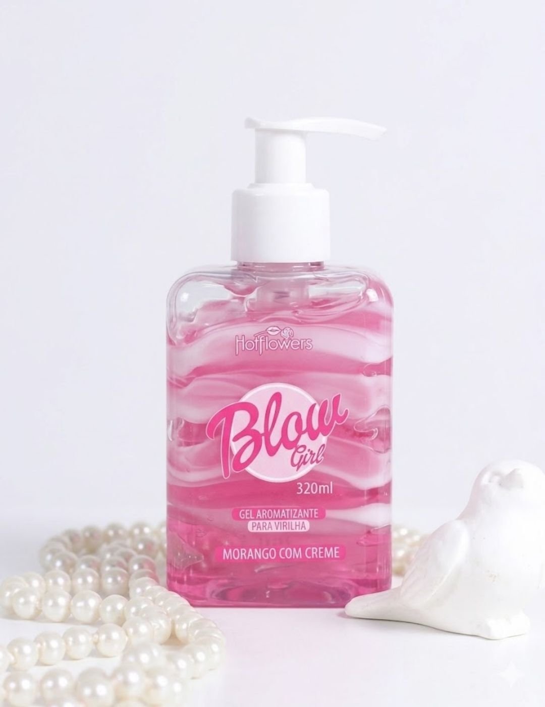 Blow Girl Gel Beijável Morango com Creme – Hot Flowers 320ml