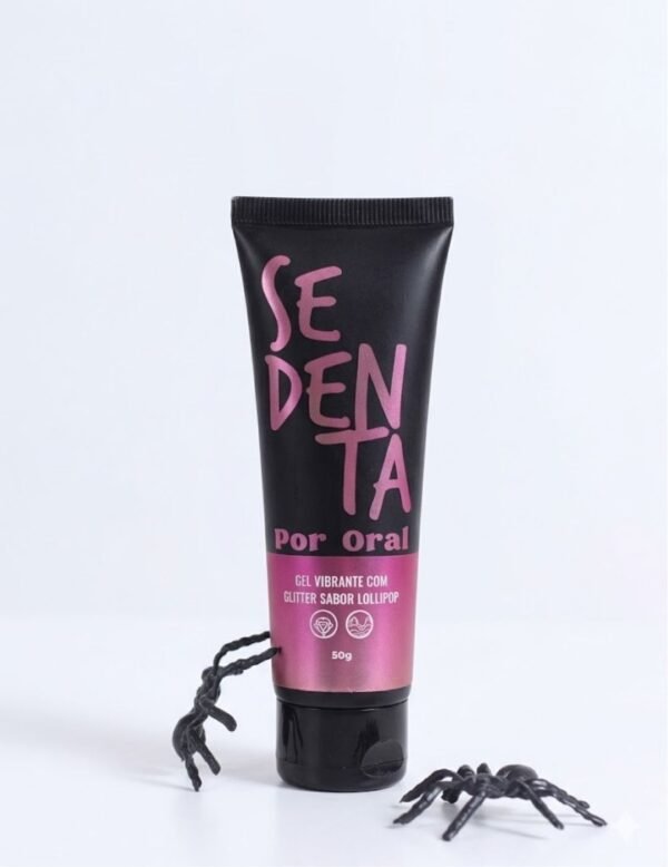 Sedenta por Oral Gel Vibrante com Glitter Lollipop - Pepper Blend 50g
