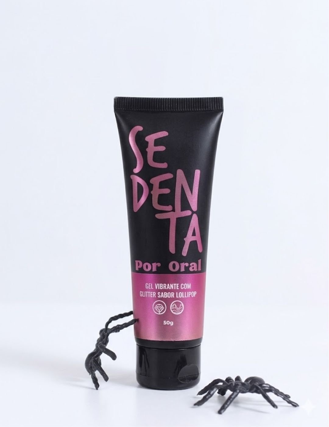 Sedenta por Oral Gel Vibrante com Glitter Lollipop - Pepper Blend 50g