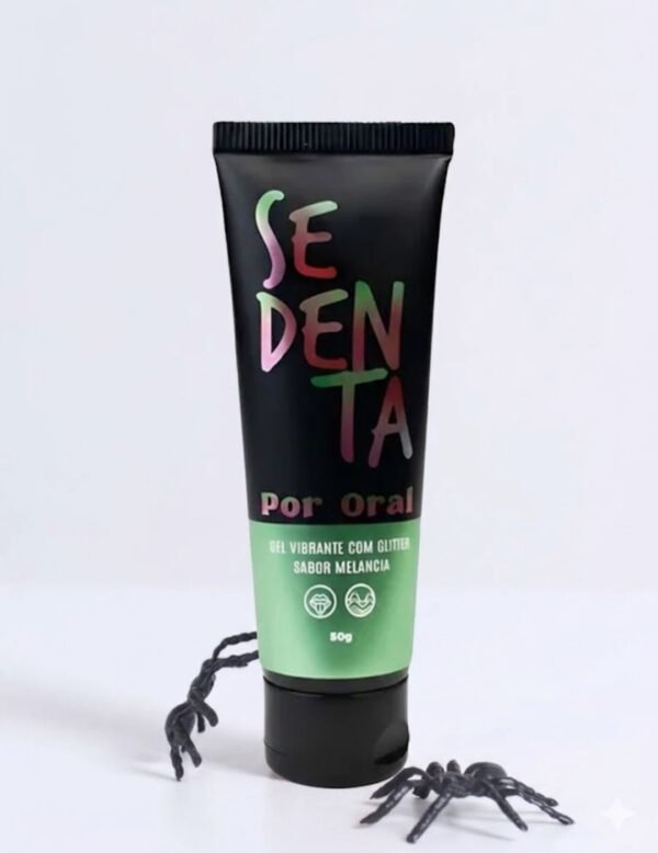 Sedenta por Oral Gel Vibrante com Glitter Melancia- Pepper Blend 50g